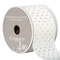 12 Pack: 2.5&#x22; x 3yd. Cream Linen Wired Dotted Ribbon by Celebrate It&#x2122; Classic